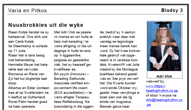 A Vlok - Wekroep